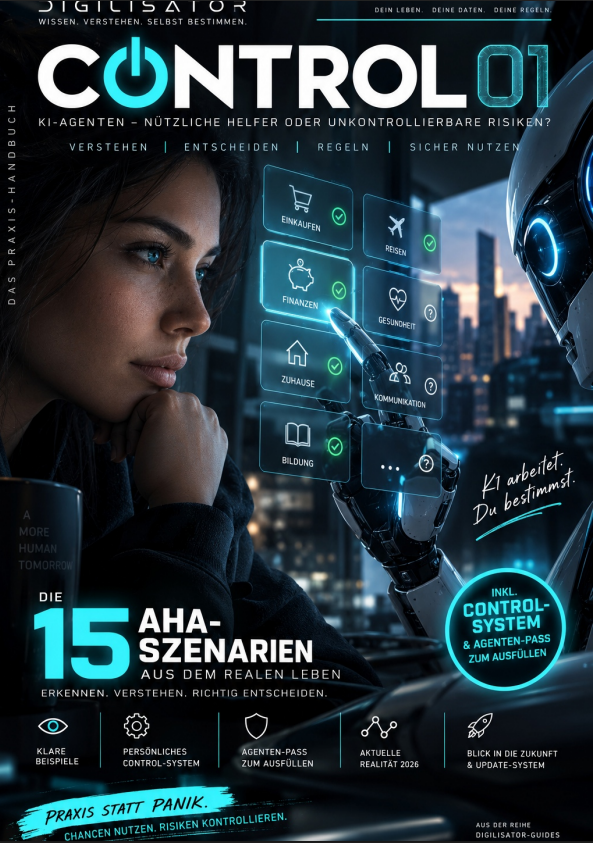 Cover: CONTROL – Die Regeln für deinen persönlichen KI-Agenten (Digilisator)